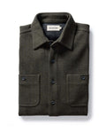 The Coastline Knit Shirt in Heather Army
