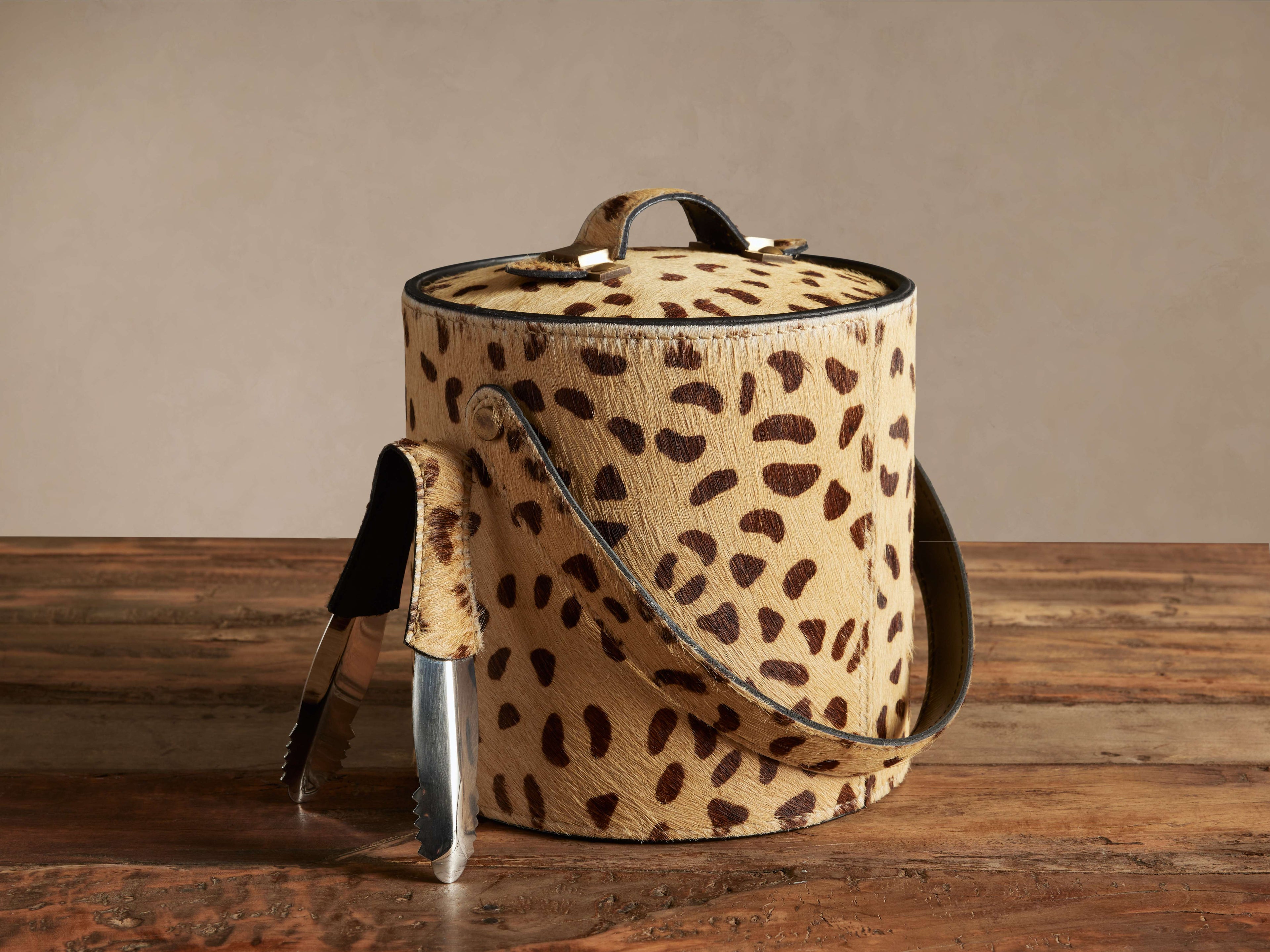Cheetah Print Ice Bucket