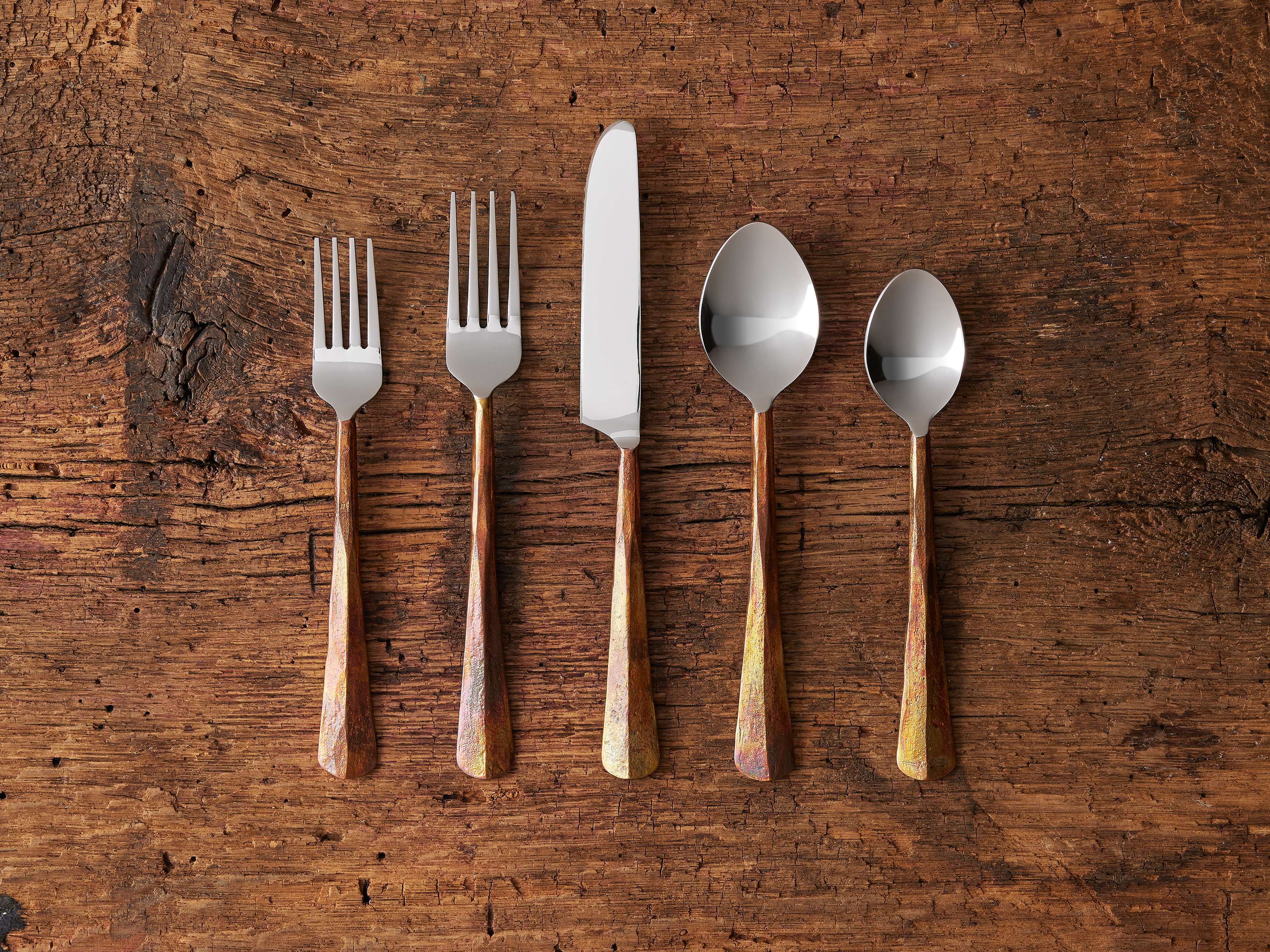 Arber Five Piece Place Setting in Copper