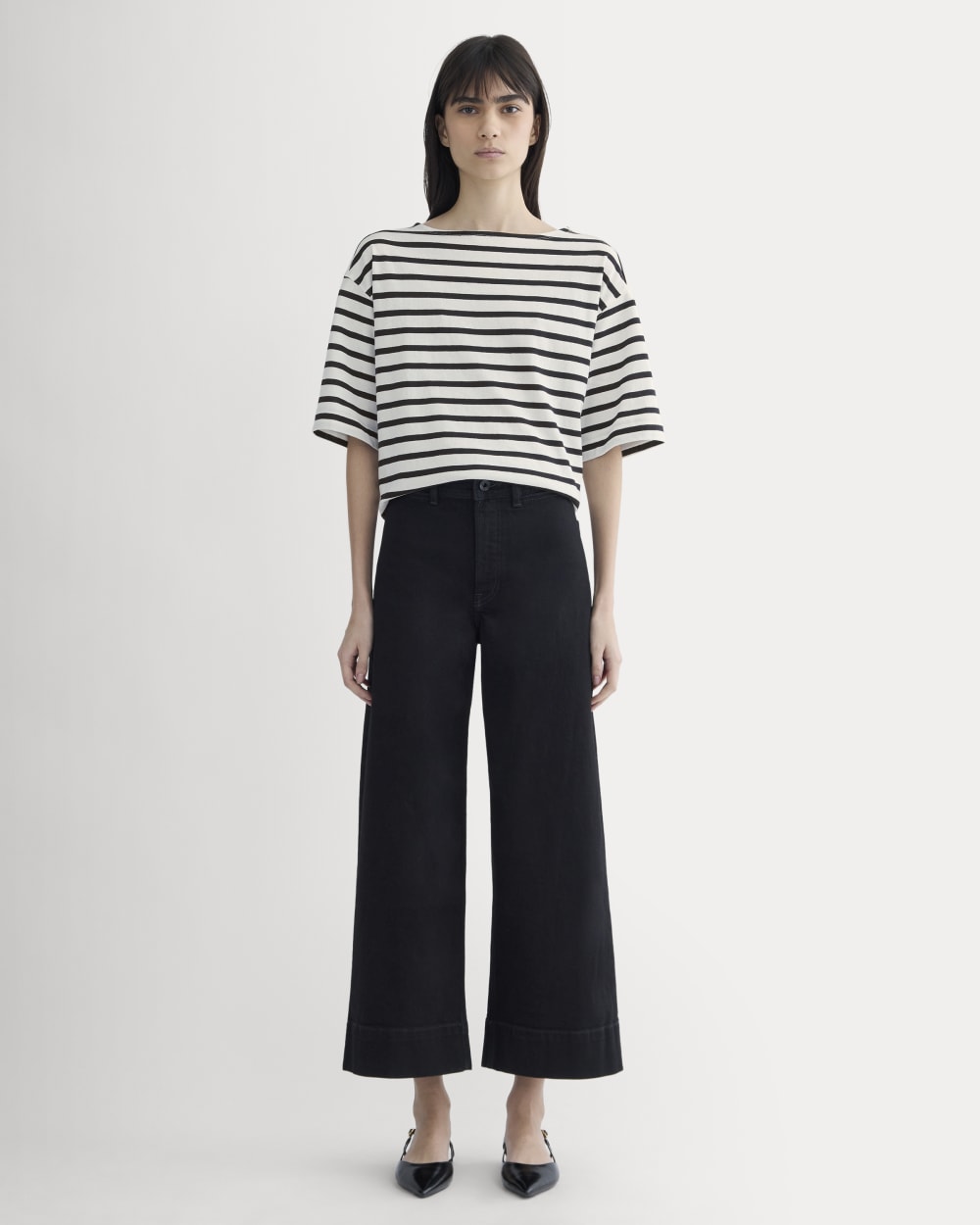 The Mariner Cropped Jean | Black