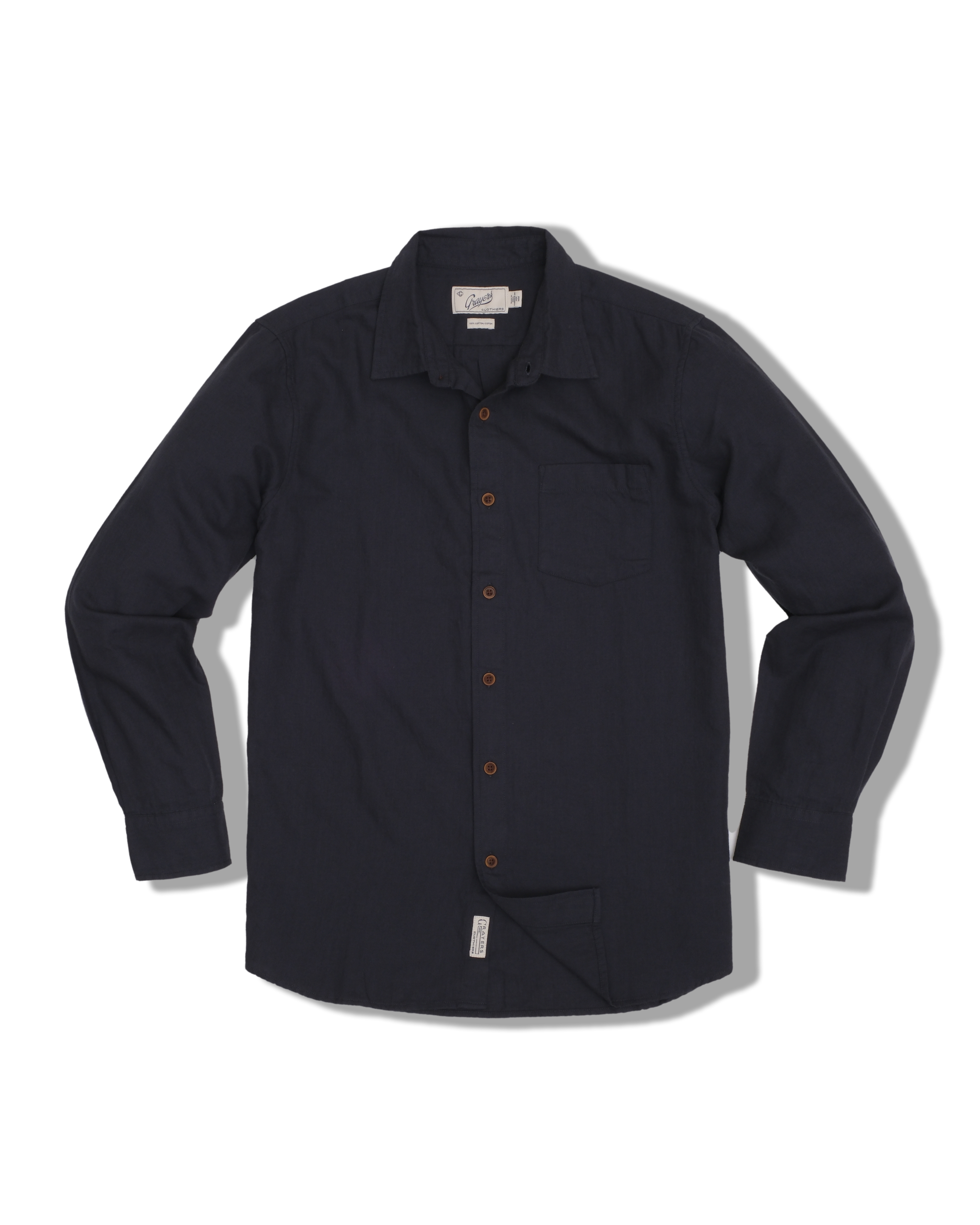 Lightweight  Powerloom Shirt - Ombre Blue
