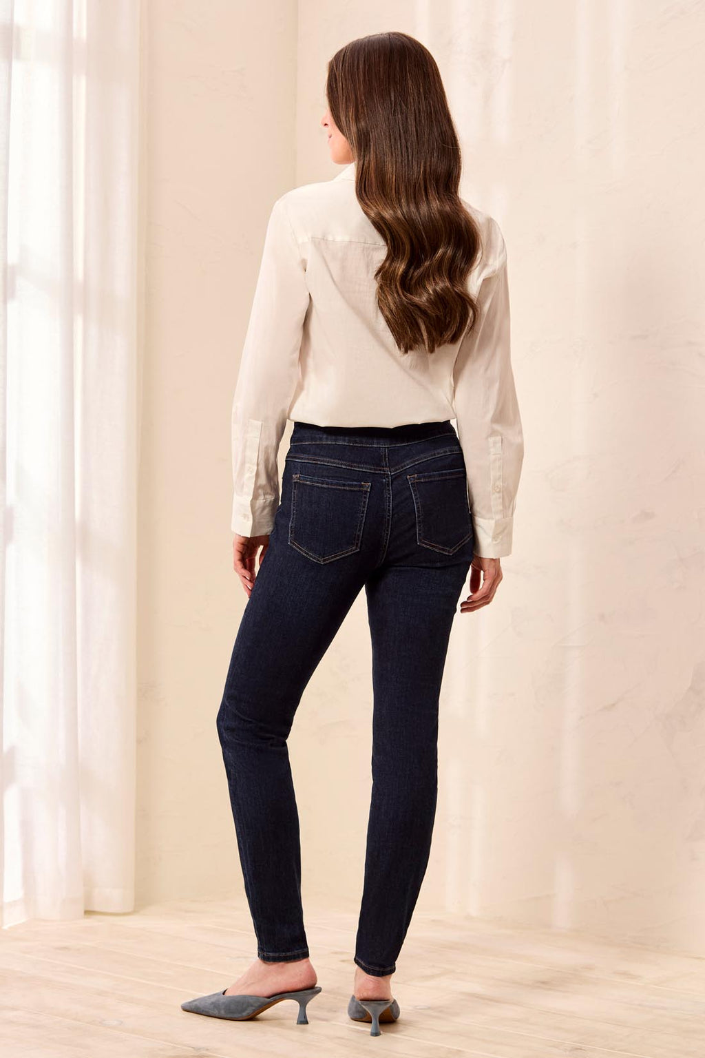 Audrey Year Round Basics Pull-On Jeggings-Deepocean