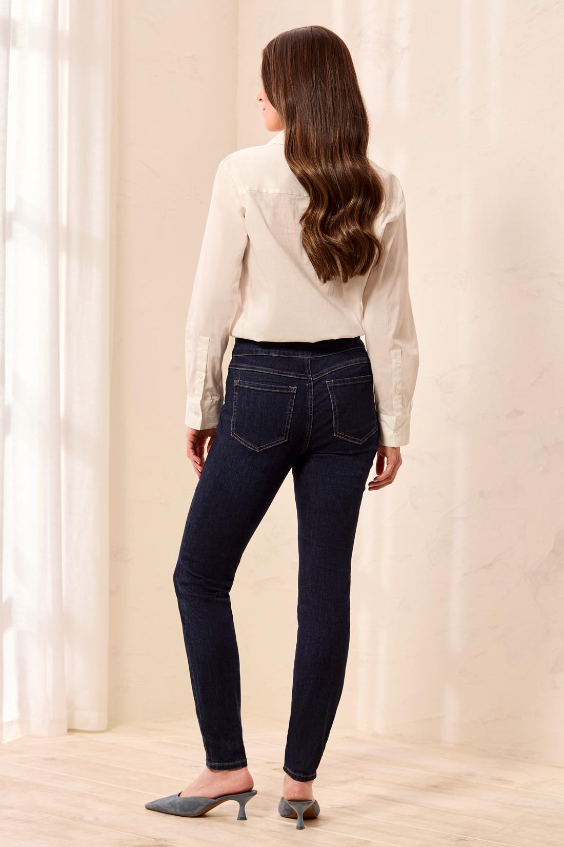 Audrey Year Round Basics Pull-On Jeggings-Deepocean