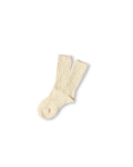 Lodge Marl Cotton Socks - Wheat Marl
