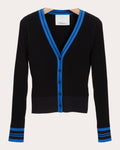Textured Rib Knit V-Neck Cardigan