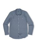 Lightweight Chambray Solid  Shirt - Denim Blue