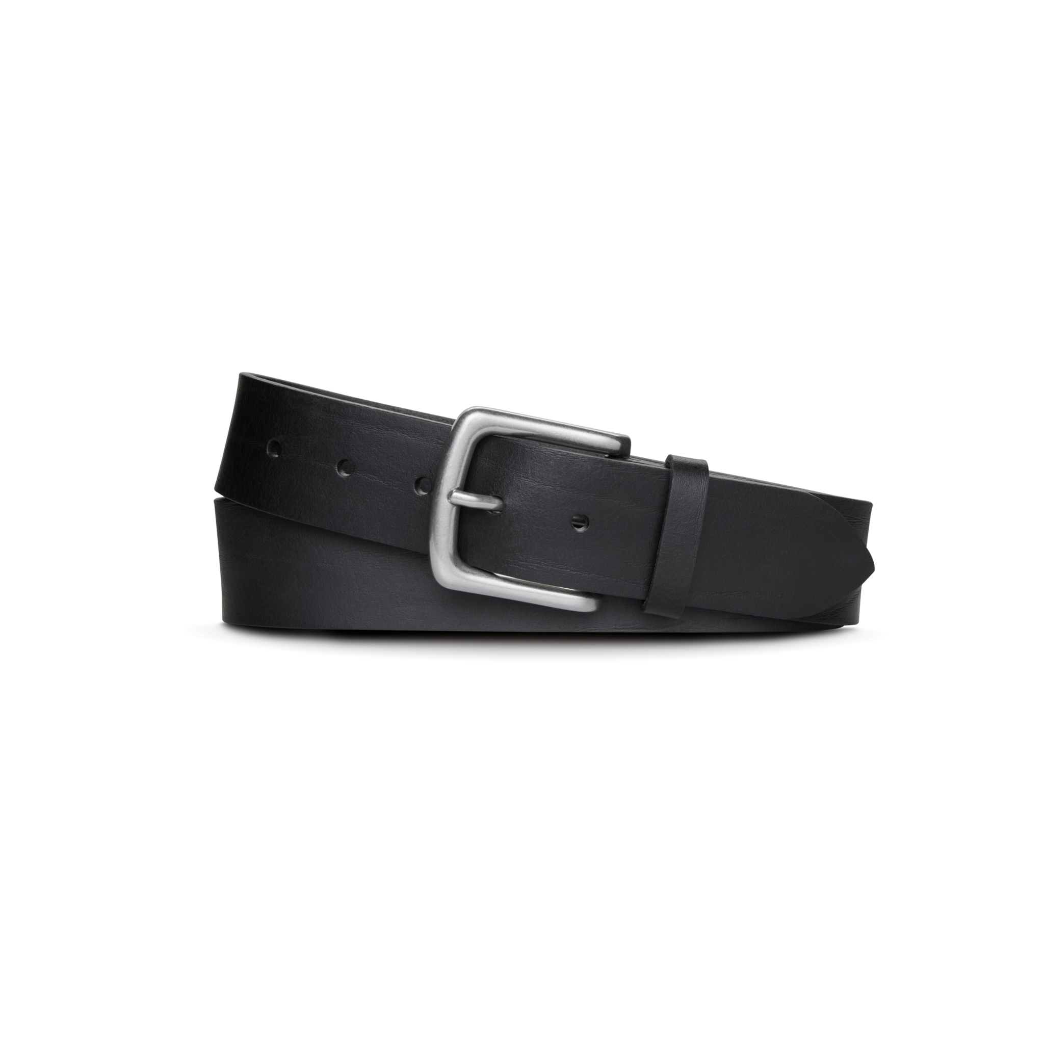 1 1/2" Essential Belt Natural Leather - Black