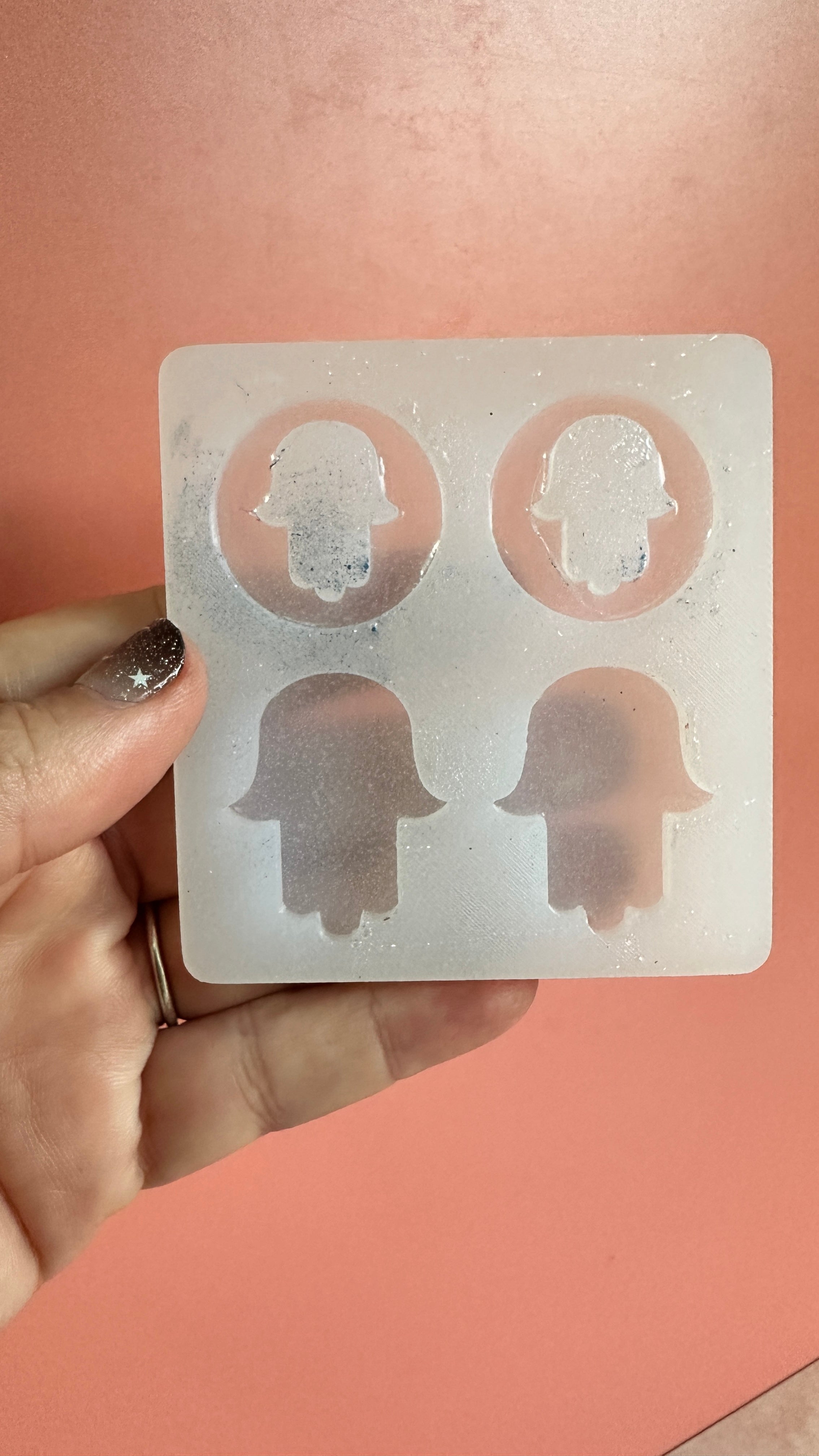 Hamsa Hand of Fatima Blessings Silicone mold