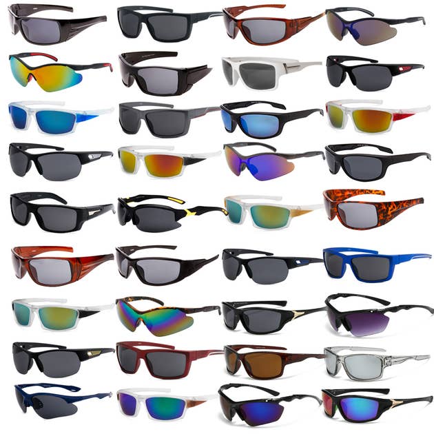 Mixed Sporty Style Sunglasses