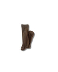 Cotton Ribbed Socks - Covert Brown