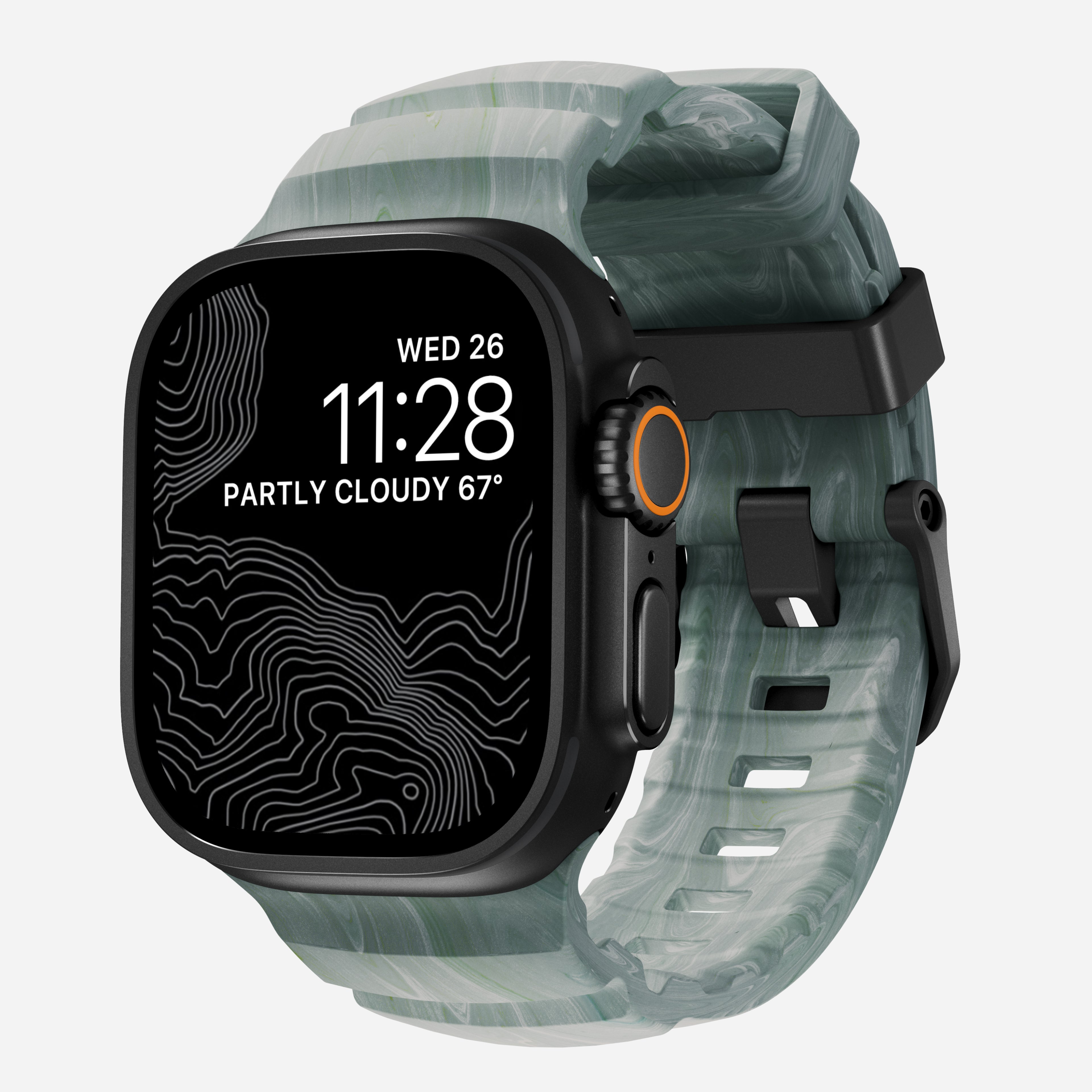 Rocky Point Band - 46mm/49mm | Sierra Stone | Black Hardware