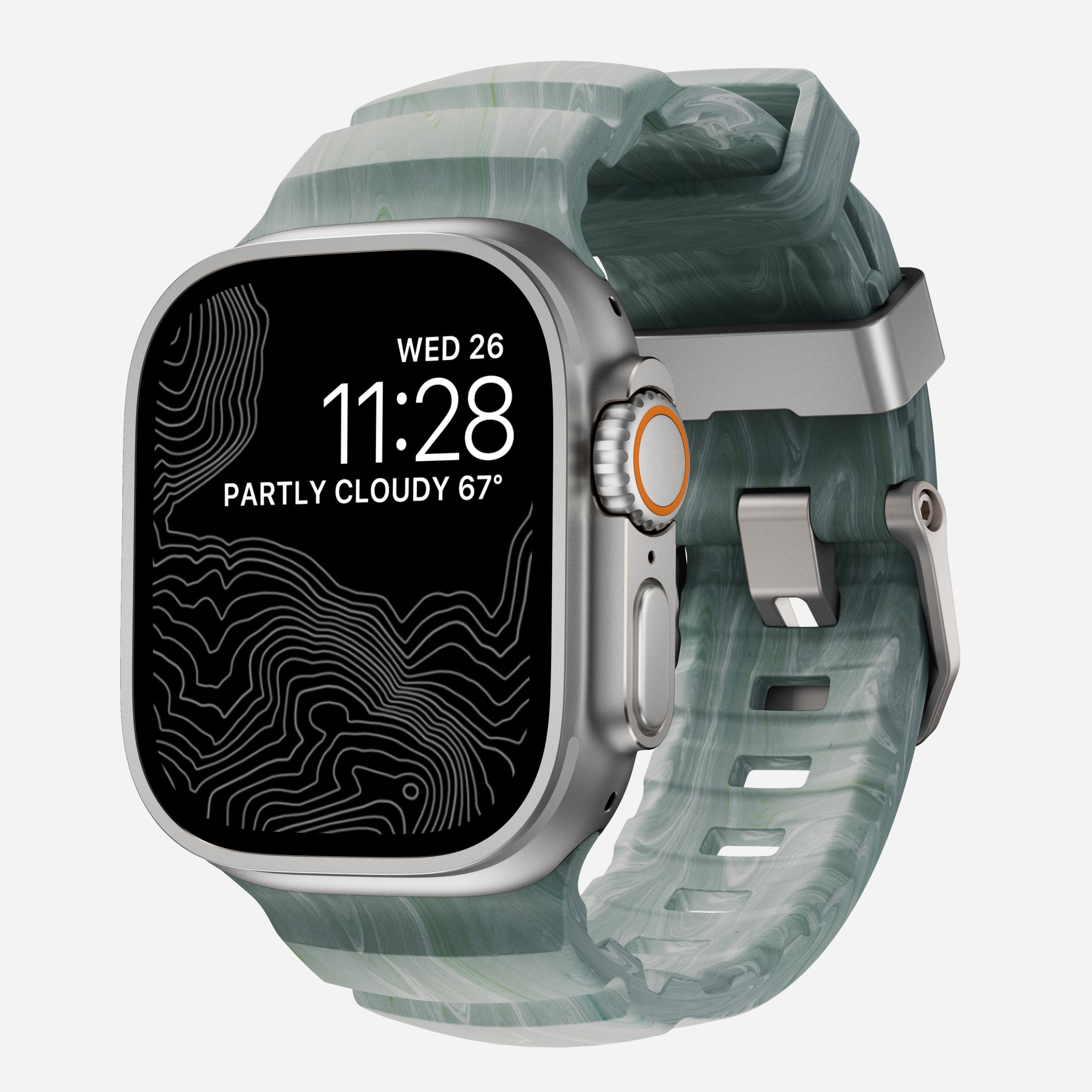 Rocky Point Band - 46mm/49mm | Sierra Stone | Natural Hardware