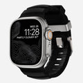 Rocky Point Band - 46mm/49mm | Carbon Black | Natural Hardware