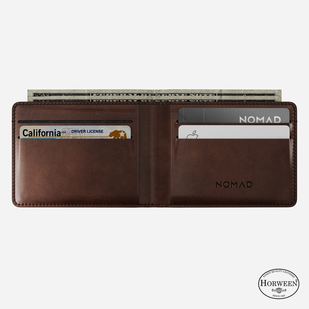 Bifold Wallet - Rustic Brown | Horween