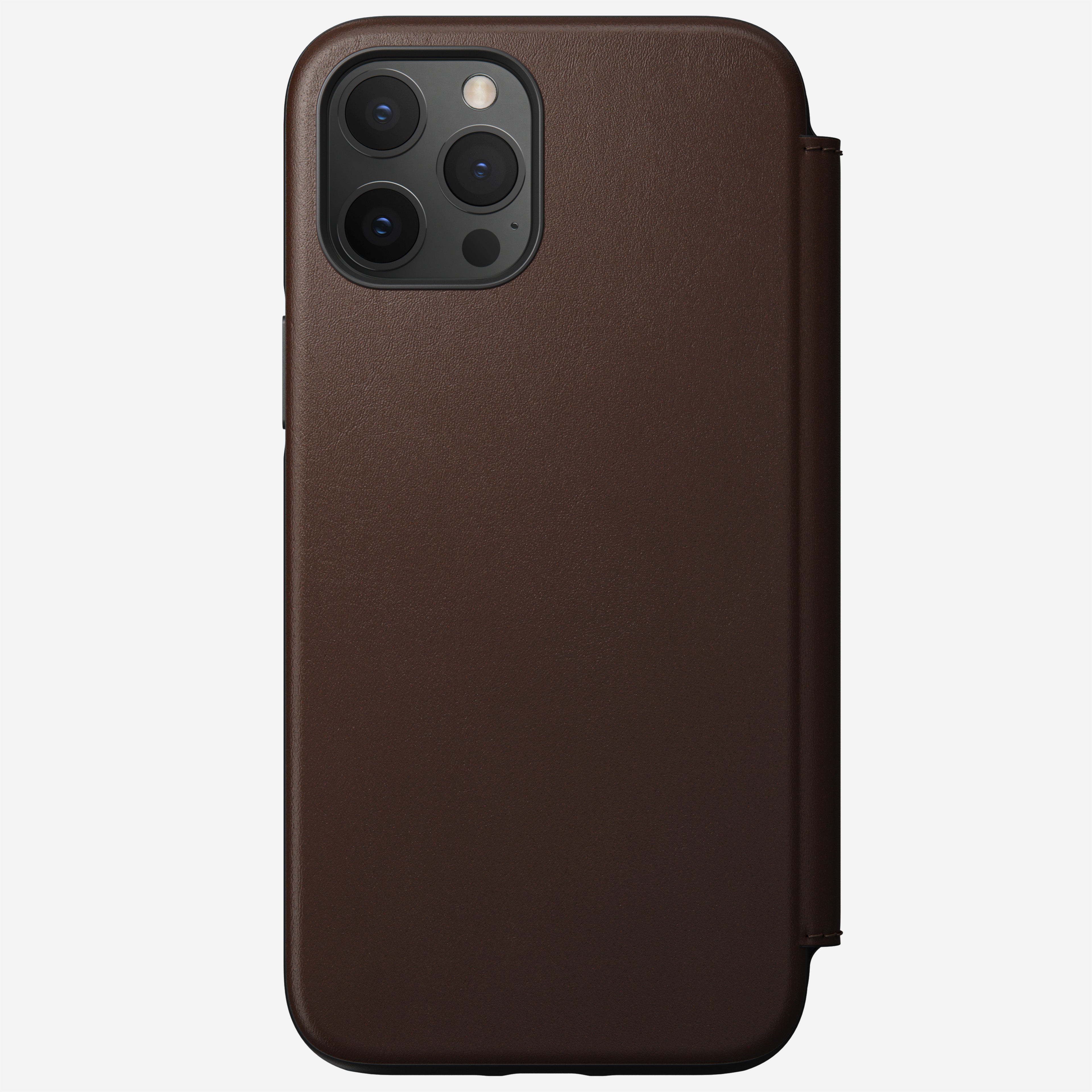 Modern Leather Folio - iPhone 12 Pro Max | Rustic Brown | Horween