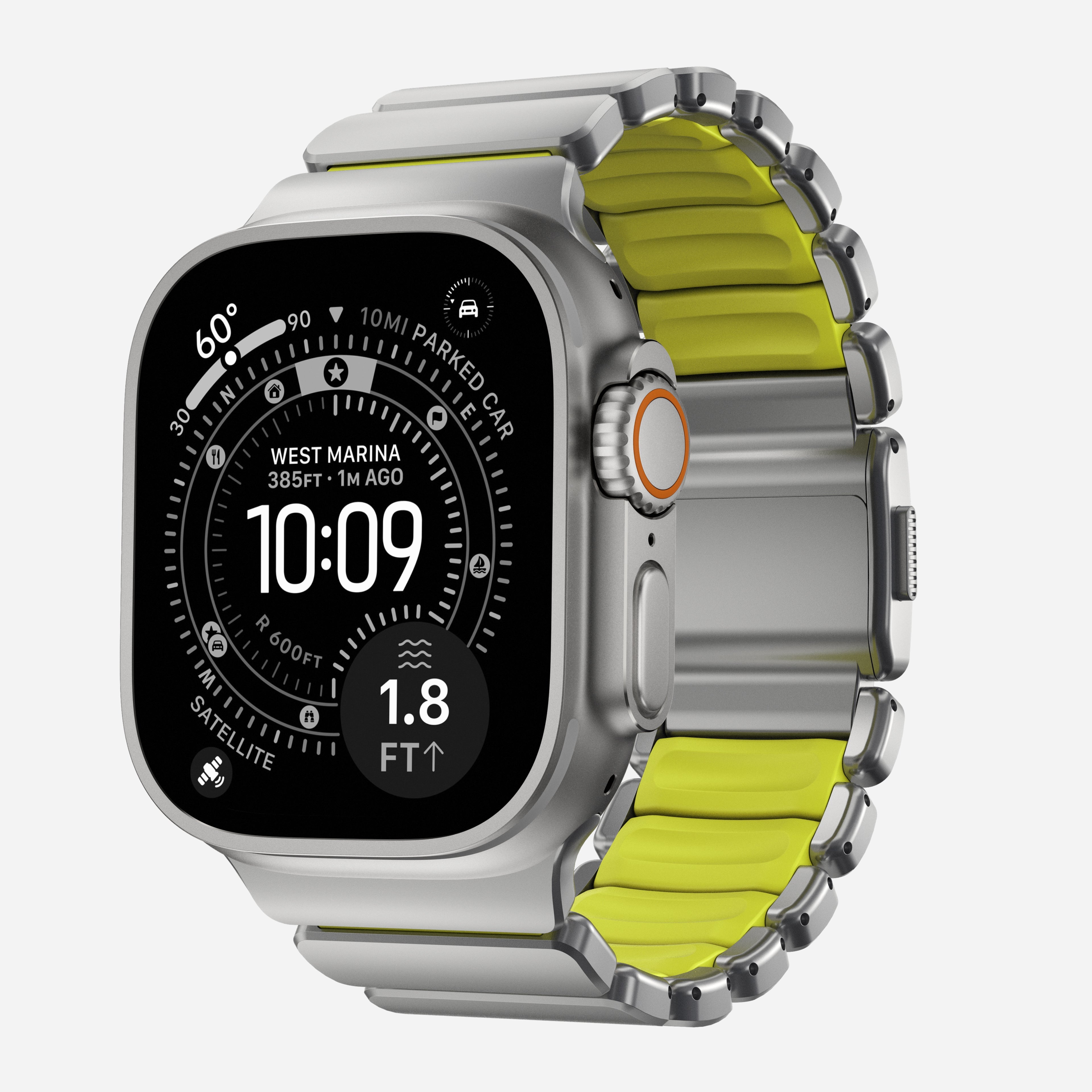 Stratos Band - 49mm | Natural Titanium | Volt FKM