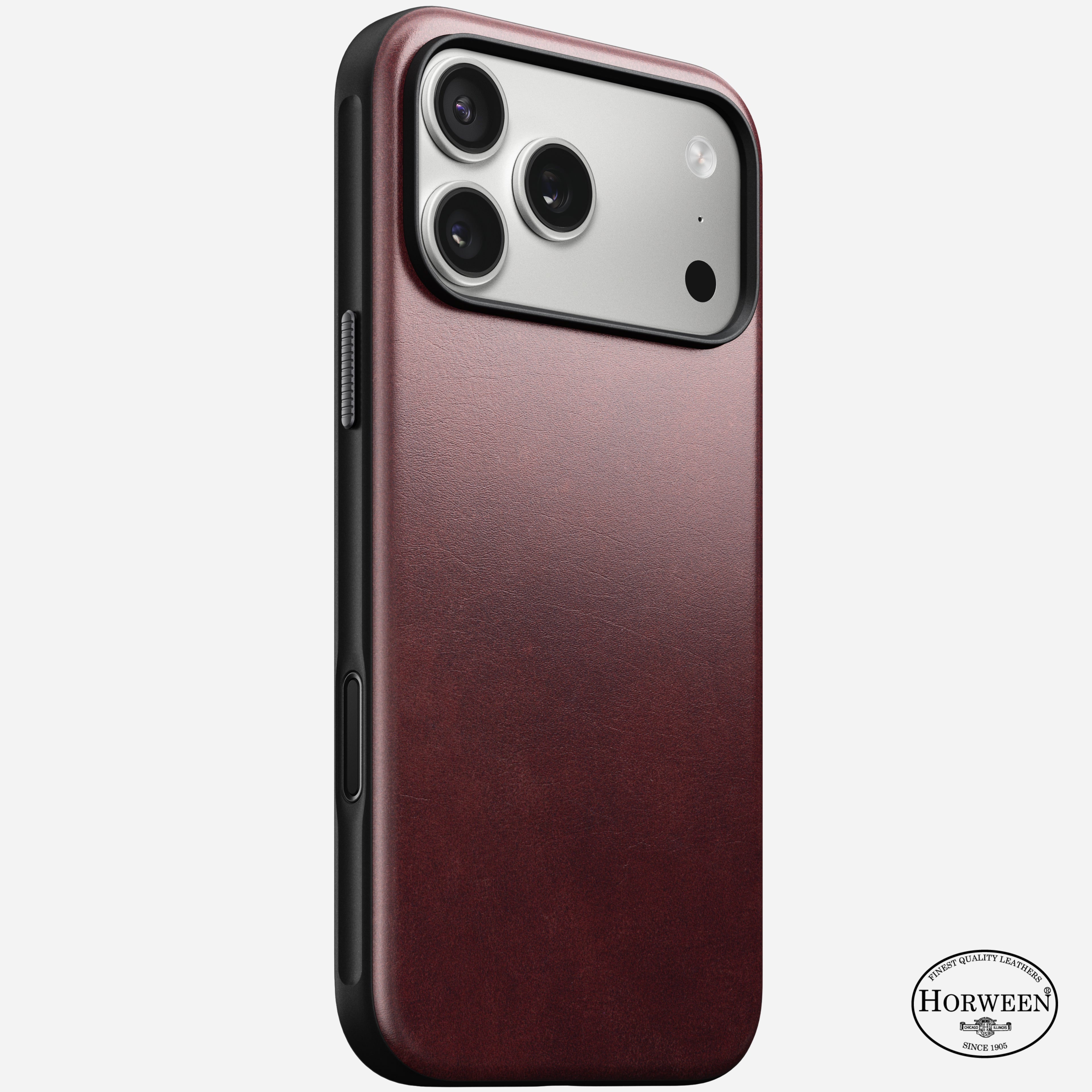 Modern Leather Case - iPhone 17 Pro Max | Burgundy | Horween