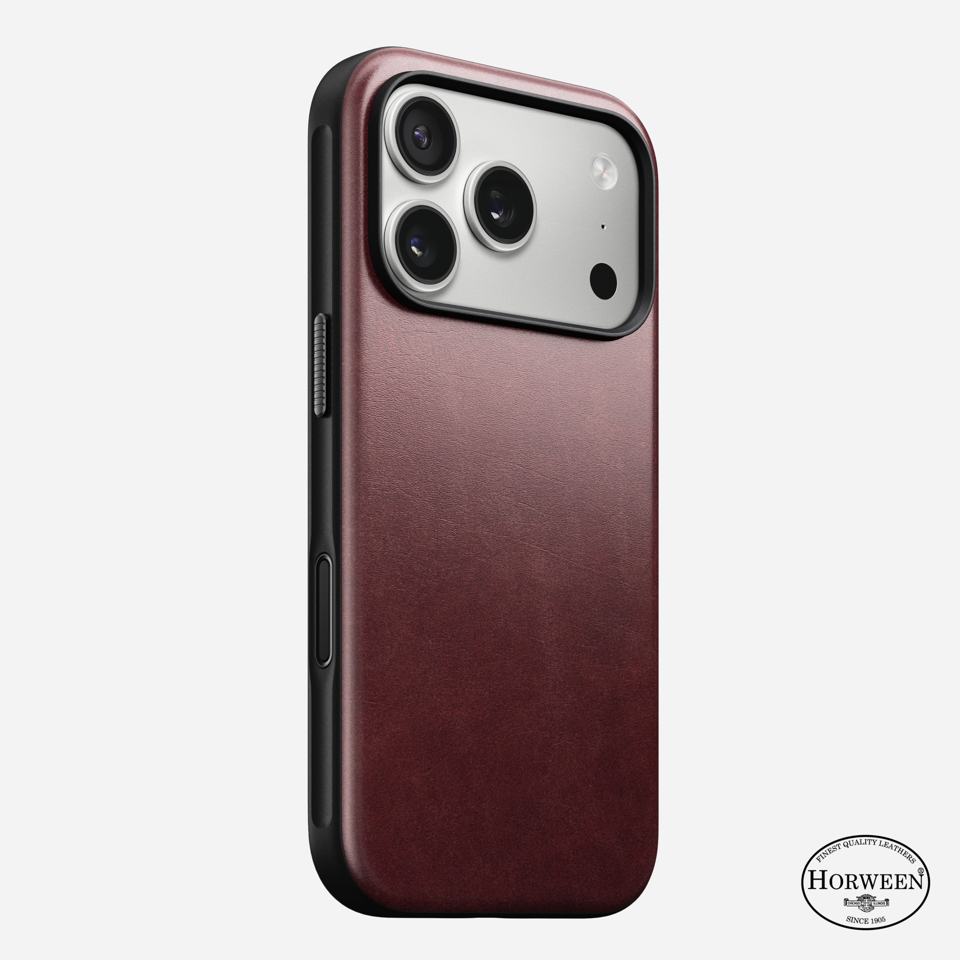 Modern Leather Case - iPhone 17 Pro | Burgundy | Horween