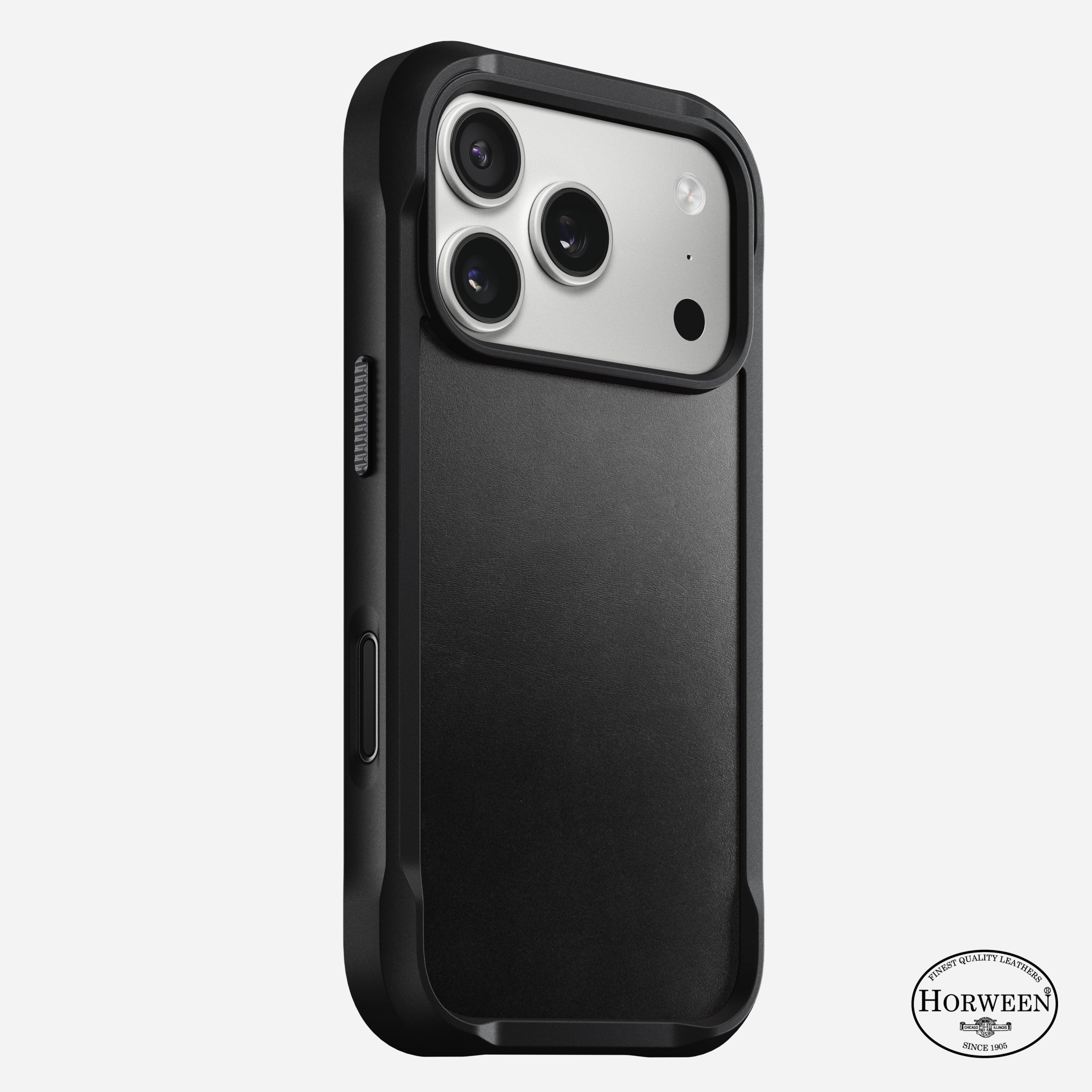 Rugged Leather Case - iPhone 17 Pro | Black | Horween