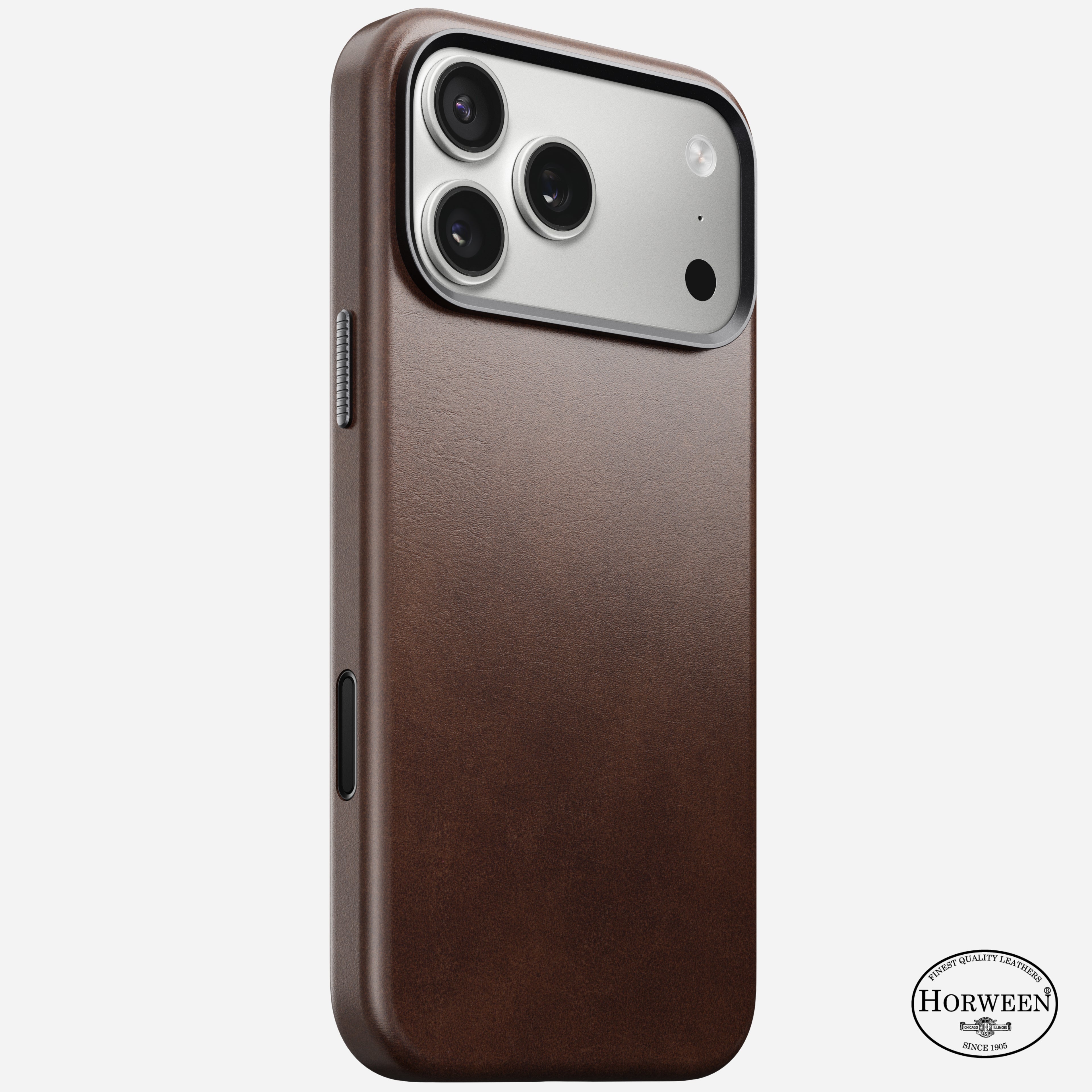Traditional Leather Case - iPhone 17 Pro Max | Rustic Brown | Horween