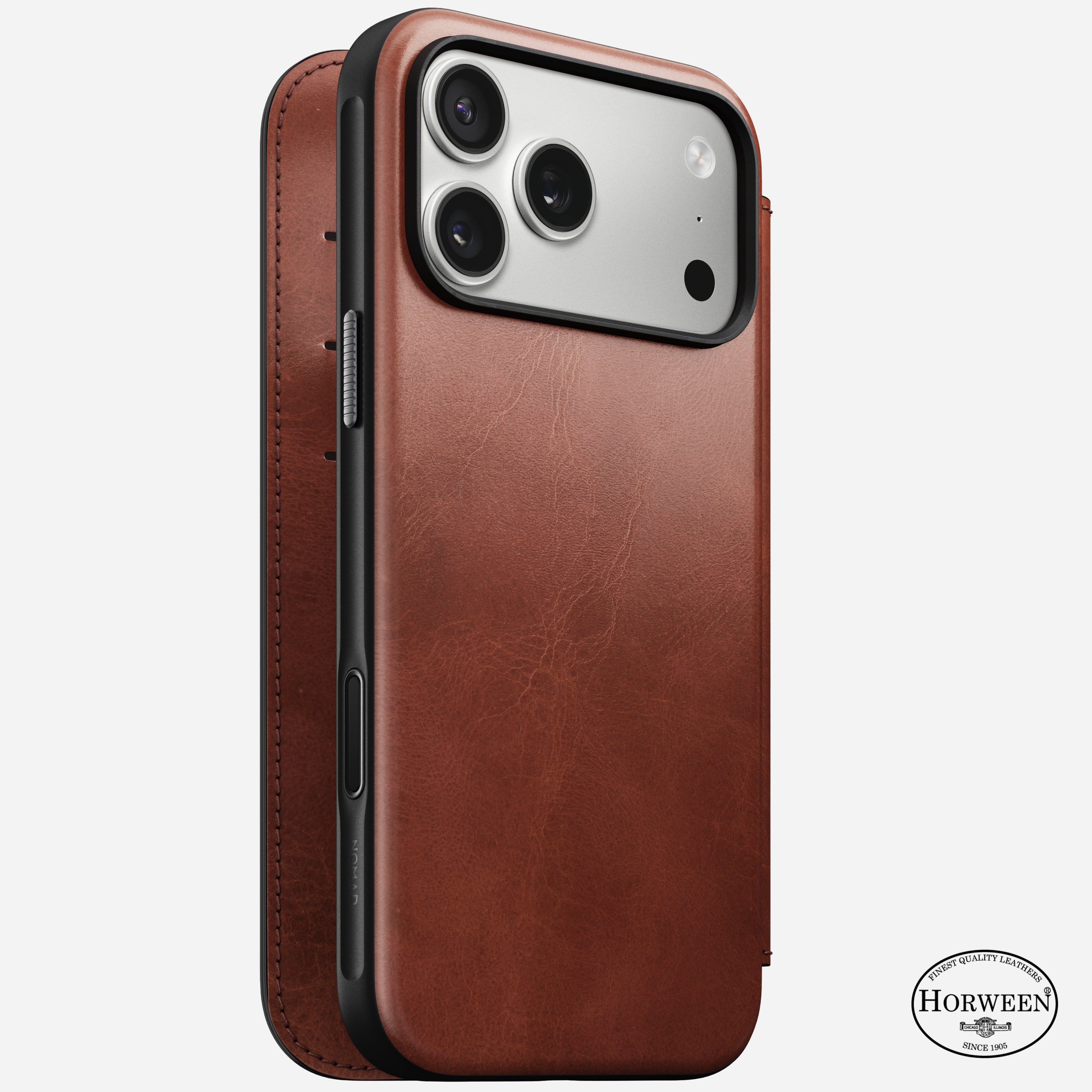 Modern Leather Folio - iPhone 17 Pro Max | Olde Dublin | Horween