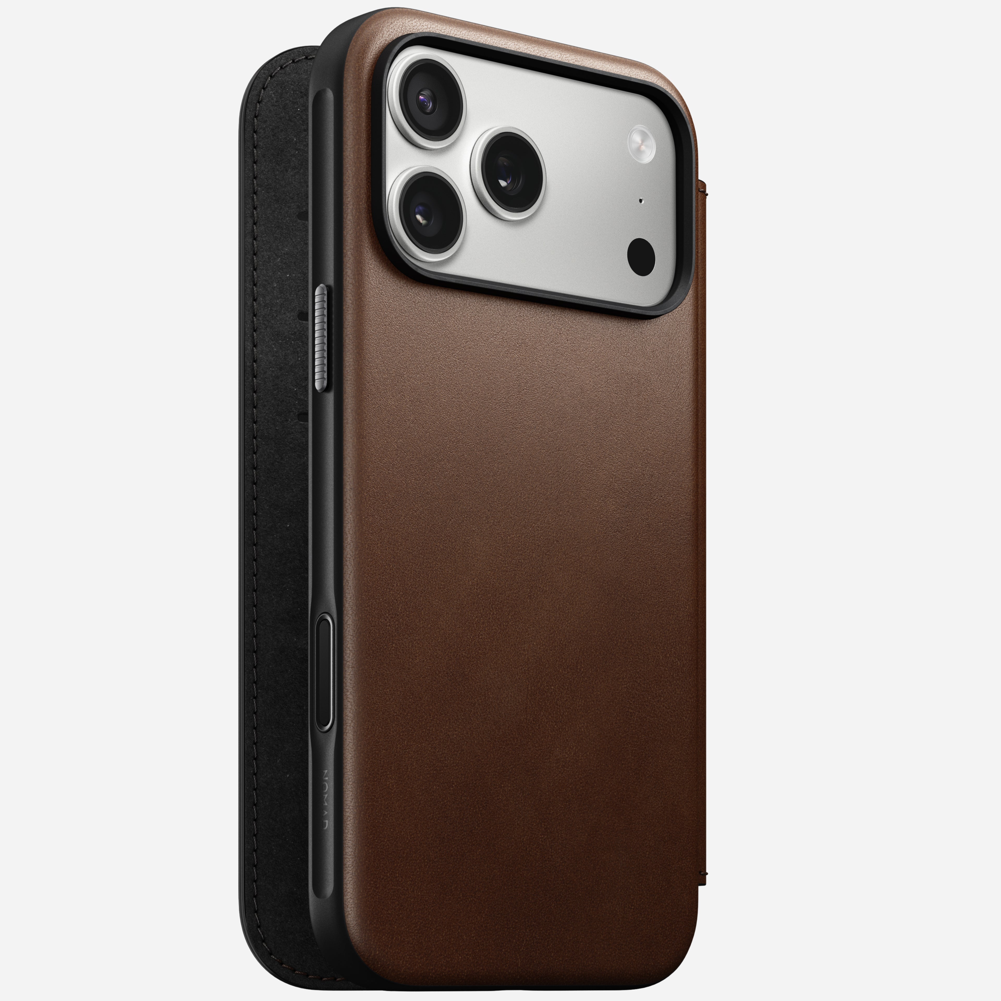 Modern Leather Folio - iPhone 17 Pro Max | Brown | Nomad Leather