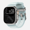 Rocky Point Band - 46mm/49mm | Icy Blue Glow | Natural Hardware