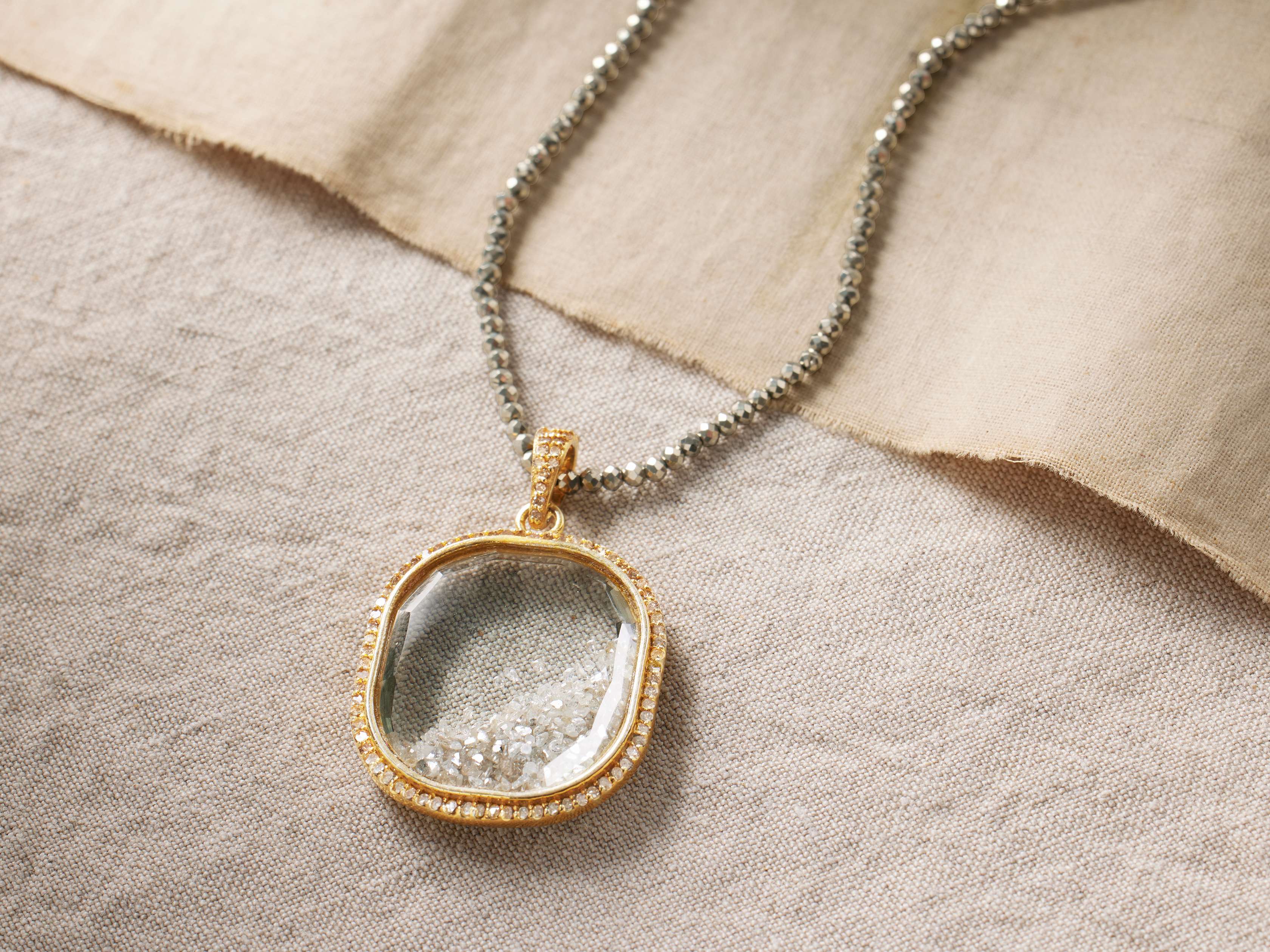 Diamond Shaker Cush Necklace