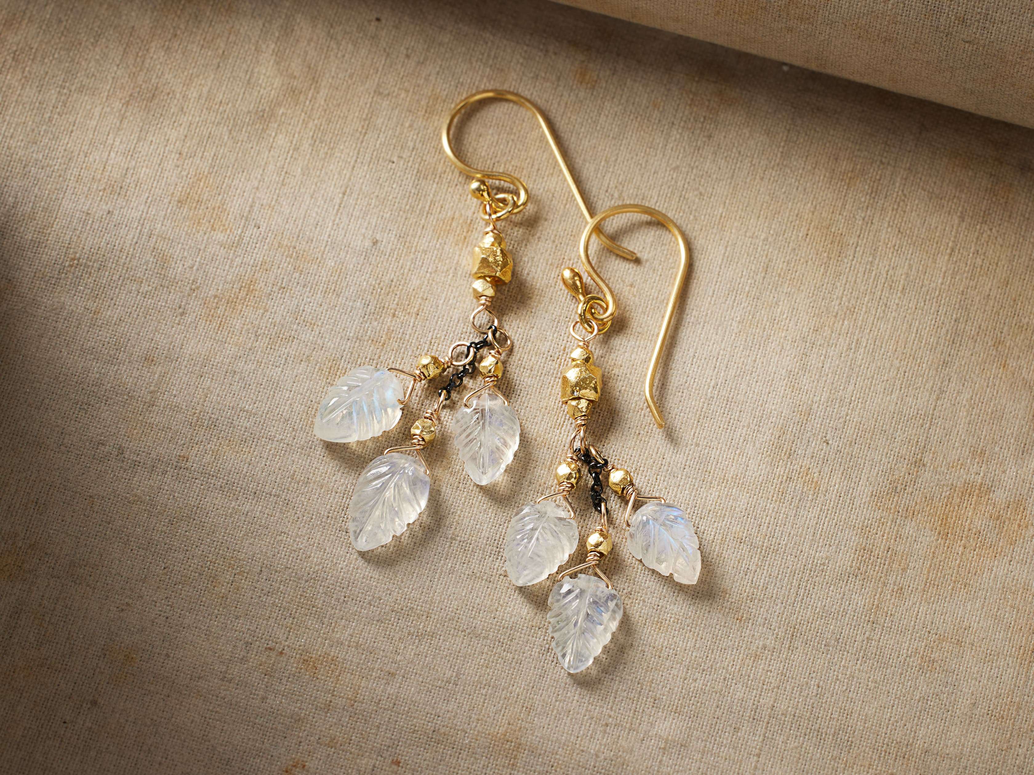 Leaf Drop Earrings