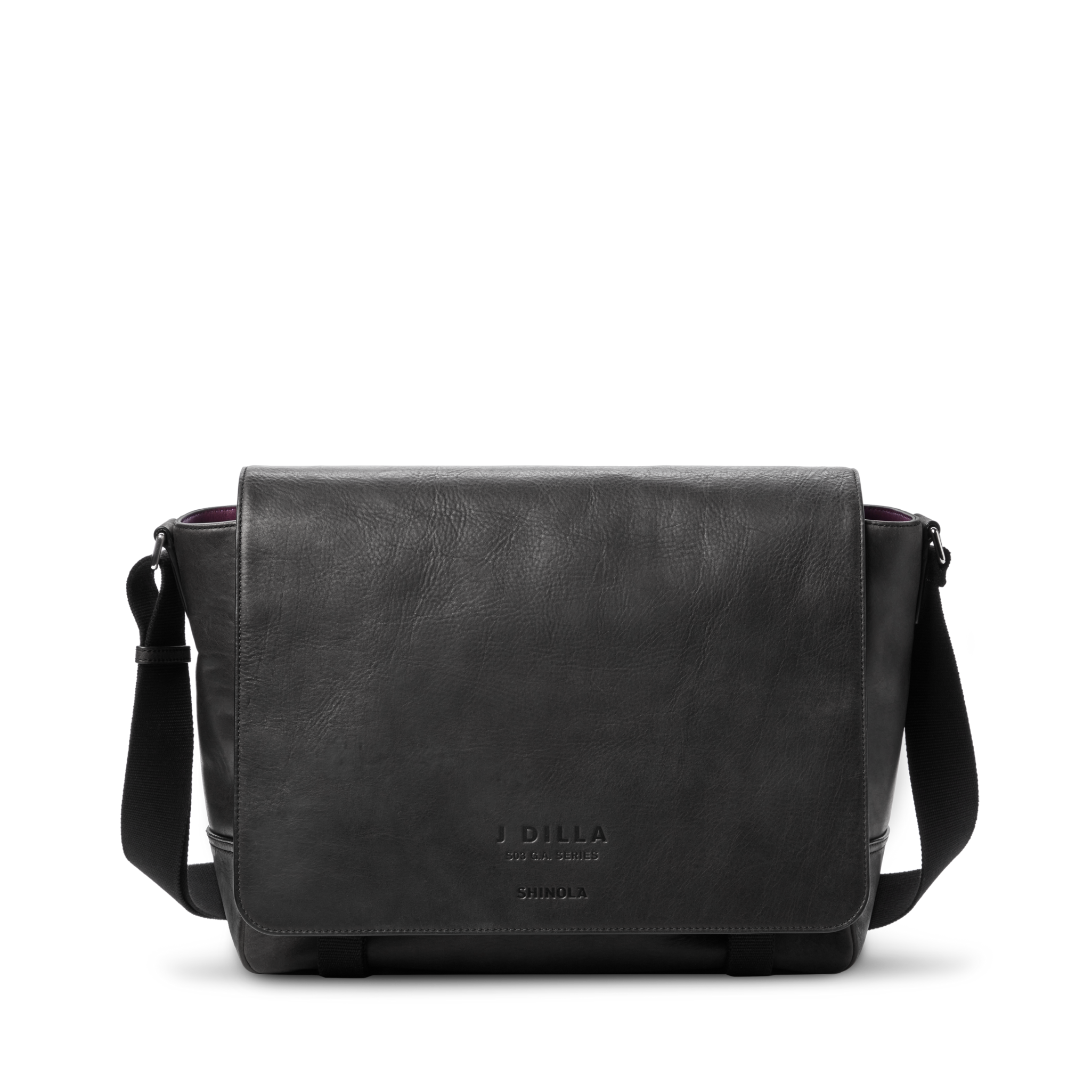 J Dilla Record Messenger Bag - Black