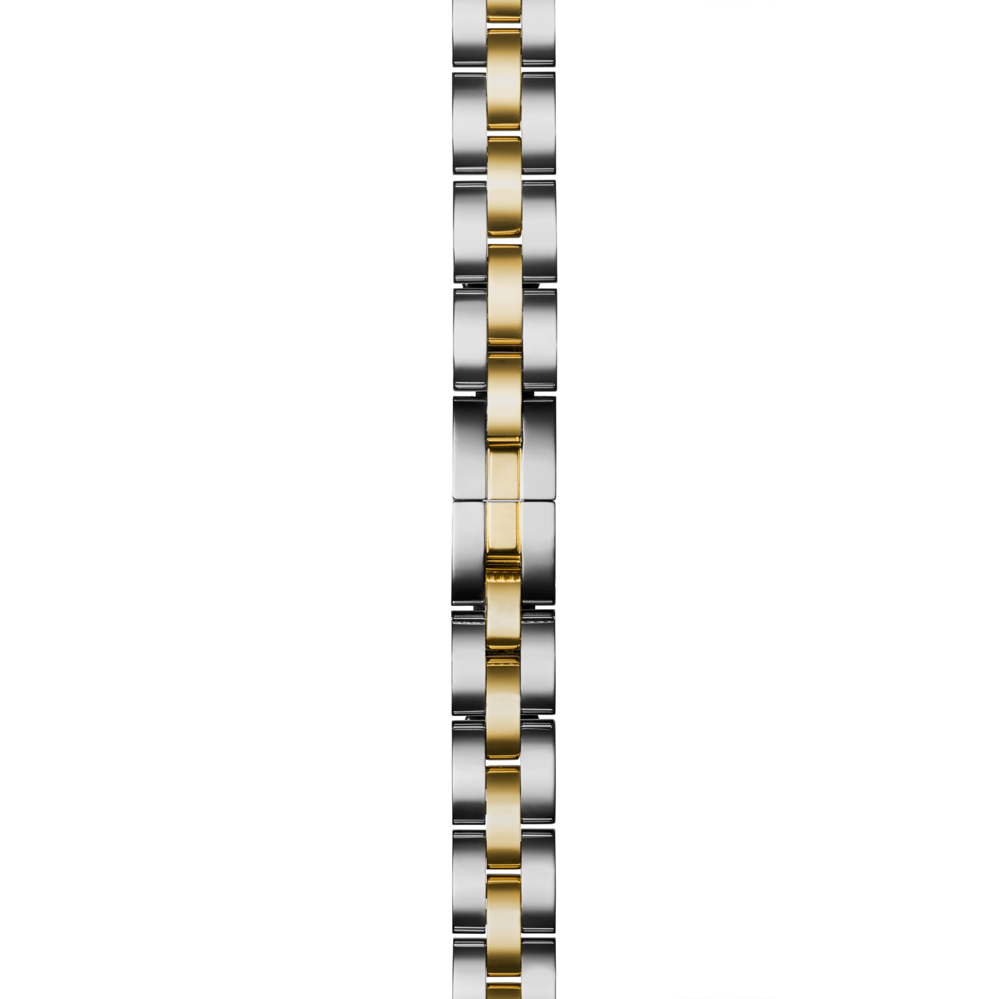 8mm Two-Tone 3-Link Bracelet - Two-Tone