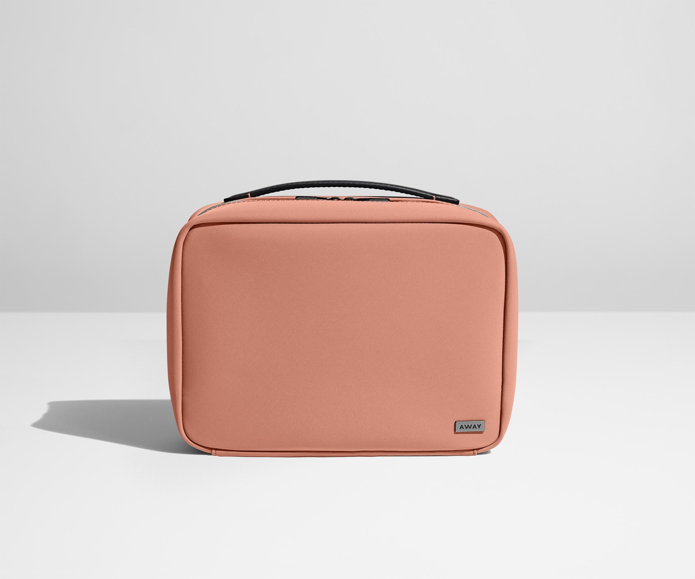 The Hanging Toiletry Bag in Clay Pink