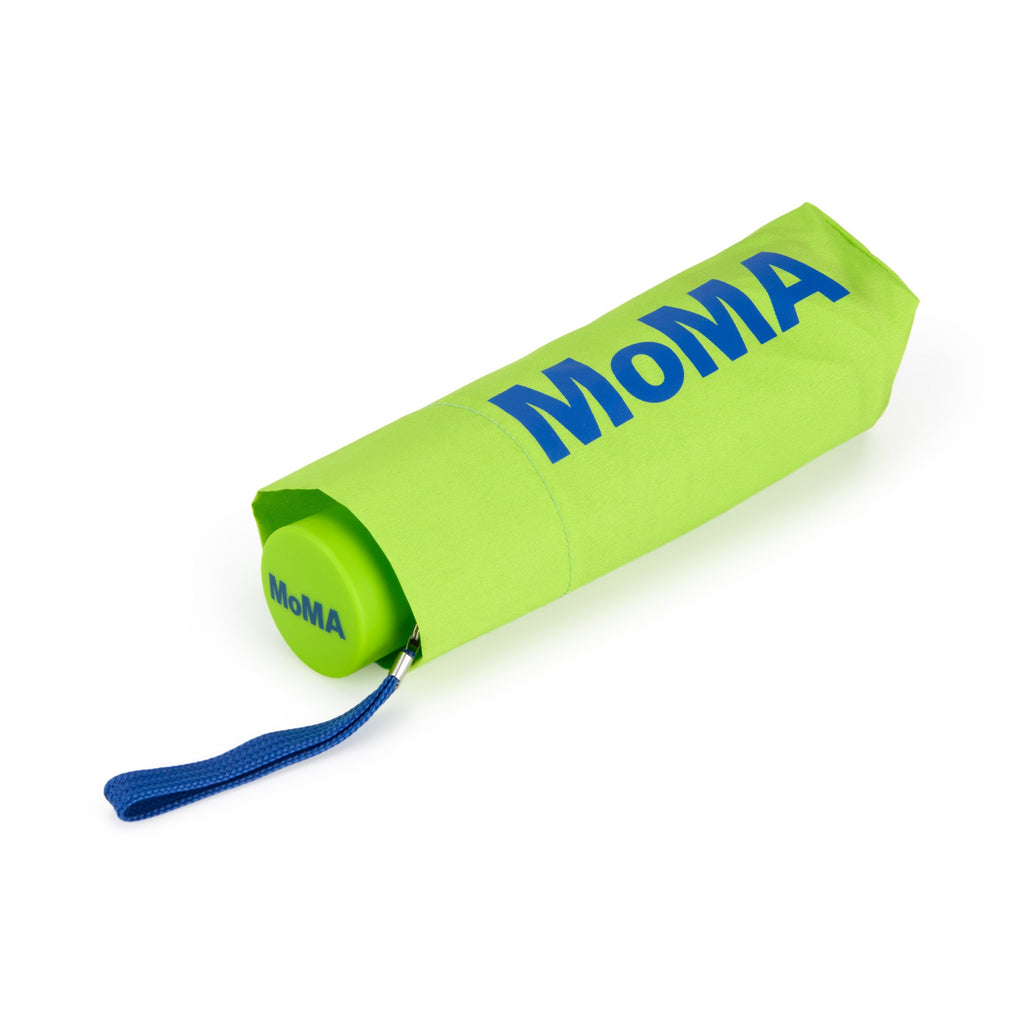 Colorful MoMA Umbrella - Green/ Navy