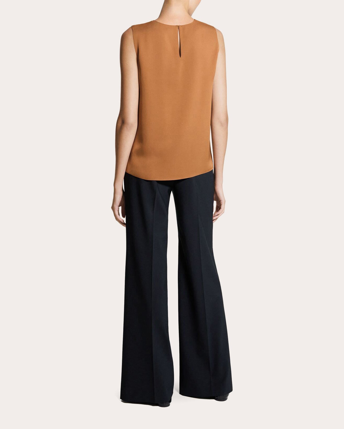 Silk Georgette Shell Top