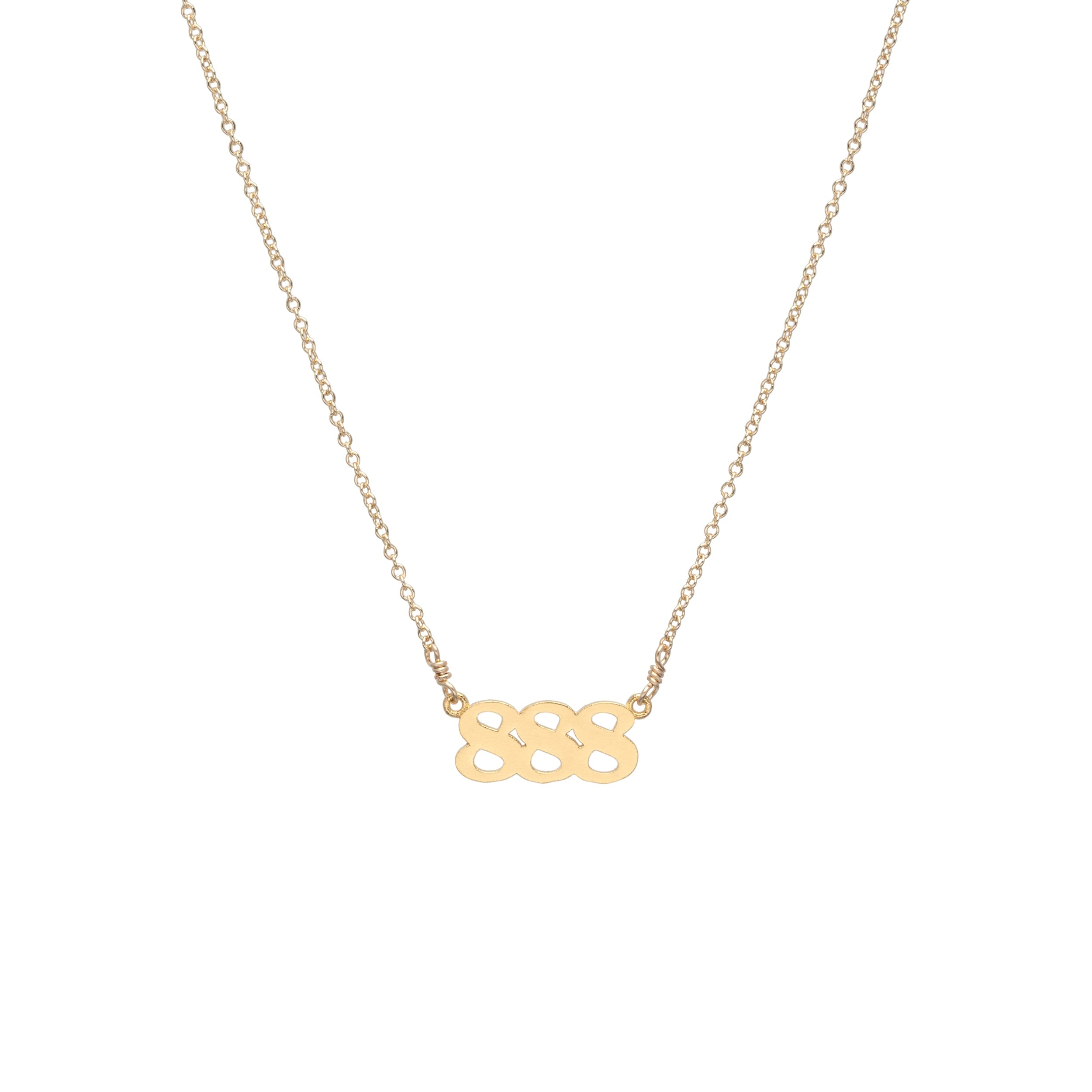 888 Angel Number Necklace
