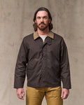 Dry Wax Short Field Jacket - Dark Brown