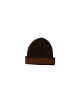 Belmont Plaited Reversible Beanie - Brown *