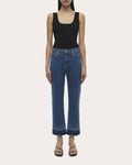 River High-Rise Straight-Leg Jeans