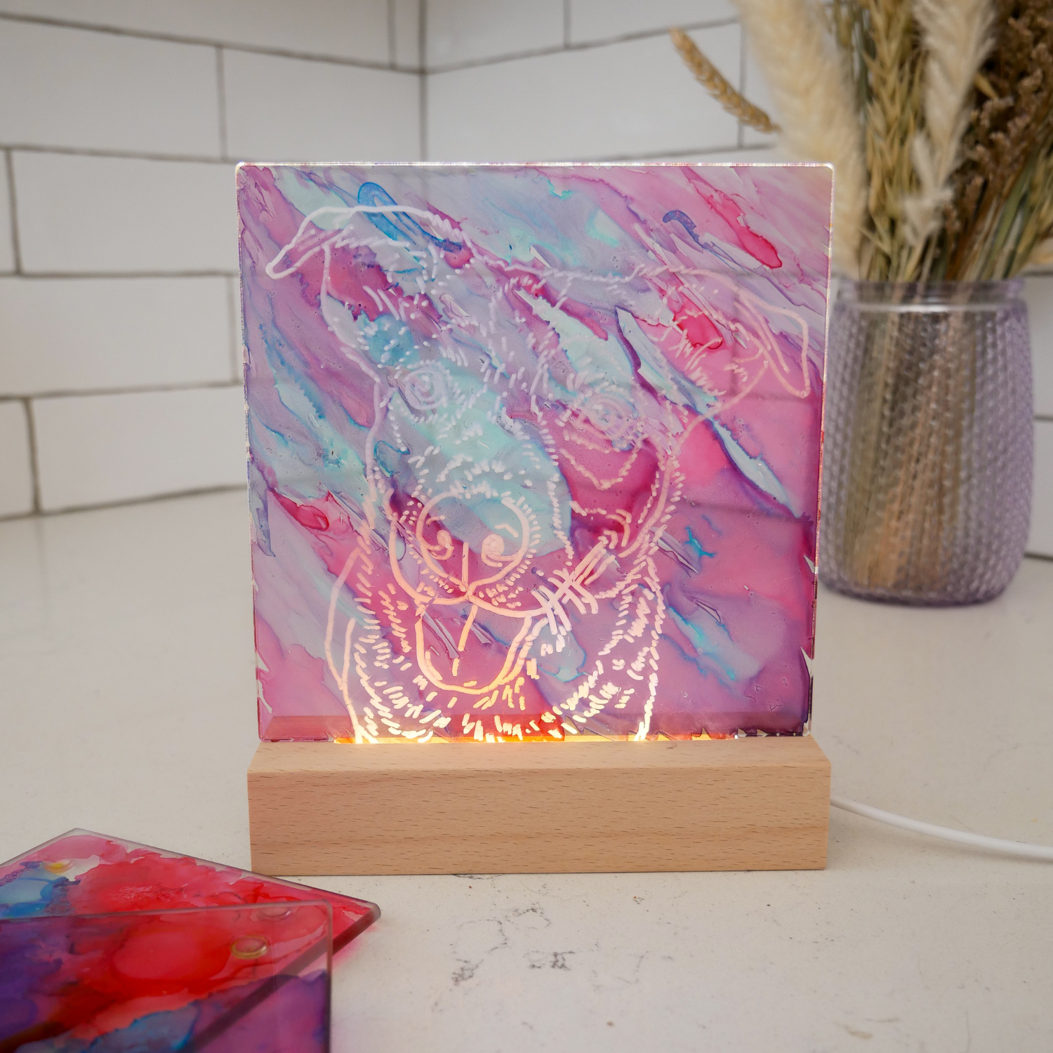 Virtual Alcohol Ink LED Class