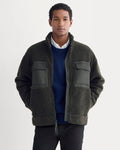ReTrack Fleece Zip-Up | Black