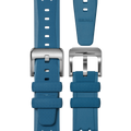 20mm Blue Rubber Watch Strap - Blue