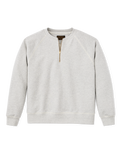 Quarter-zip Terry Sweatshirt - Heather Gray