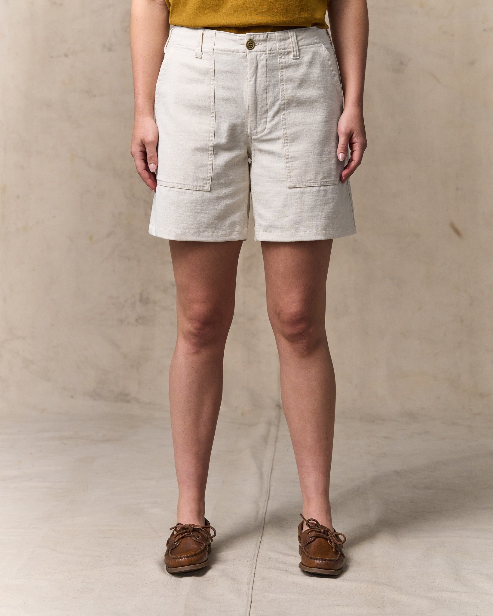 Women's Reverse Sateen Supply Shorts - Natural Seed