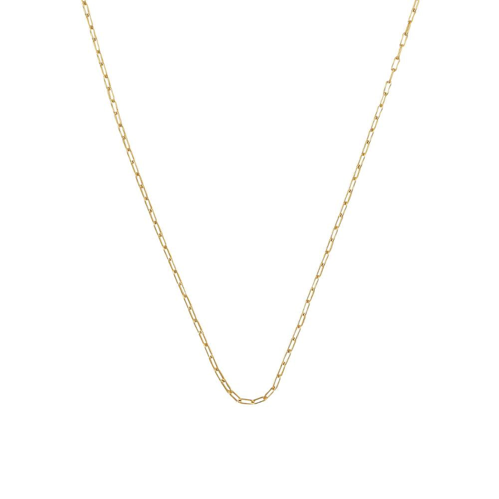 Square link chain (18K Gold-plated)