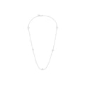 Ruth Anchor charm lock necklace, silver