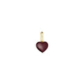 Close to my Heart. Enamel charm, gold plated