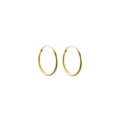 DL Hula Hoops 18mm Gold plated (set of 2 pcs)