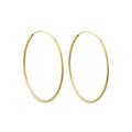 DL Hula Hoops 45mm Gold plated (set of 2 pcs)