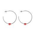 Little Big Love Hoops (set of 2 pcs) - Silver