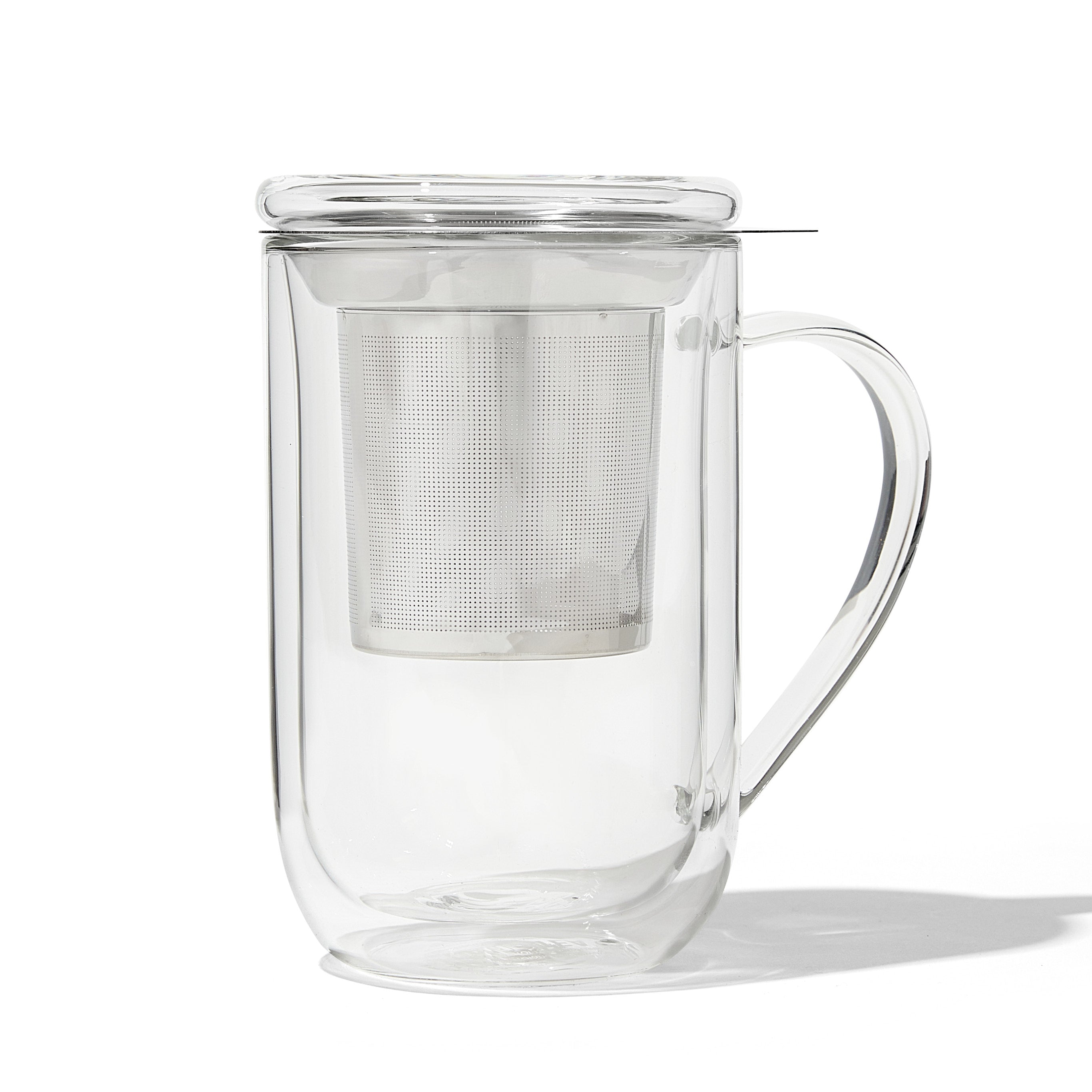 Double Walled Glass Nordic Mug with Infuser